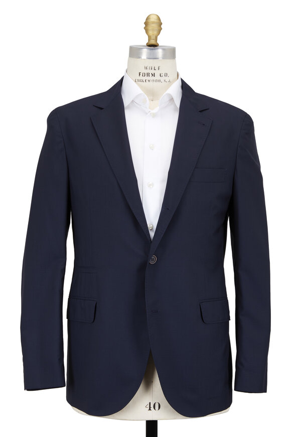 Brunello Cucinelli - Navy Blue Lightweight Travel Sportcoat