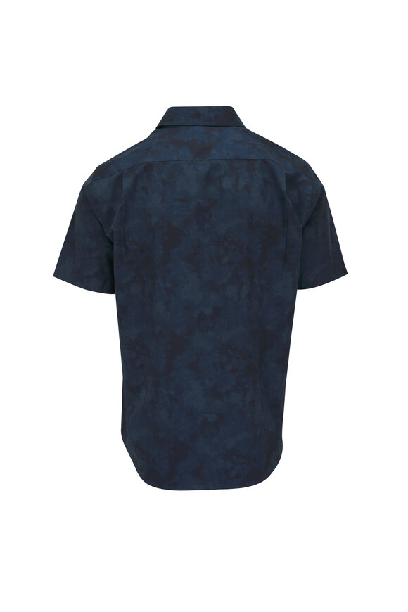 Vince Rapids Combo Dyed Camouflage Button Up Shirt - view 3