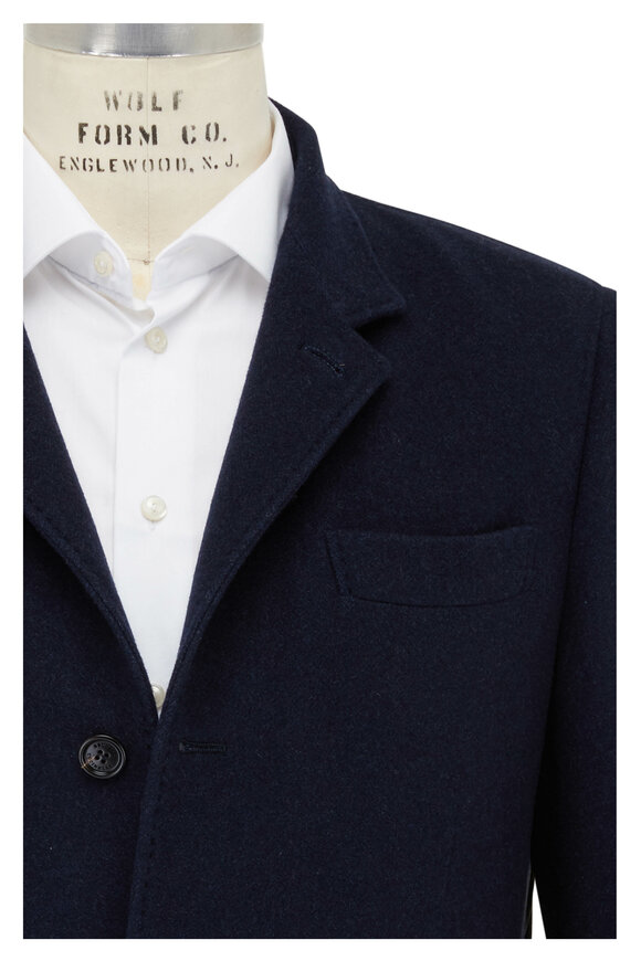 Brunello Cucinelli - Cobalt Cashmere Coat