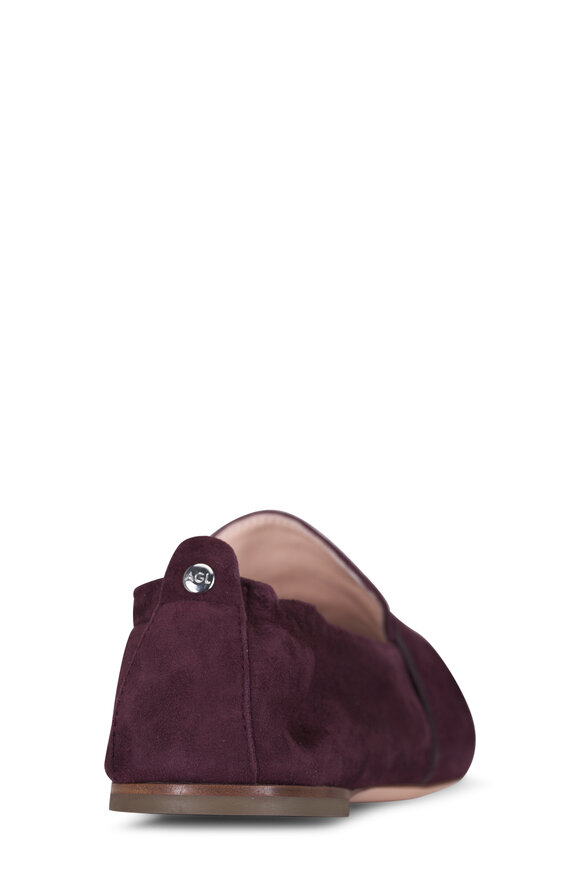 AGL Cristiana Red Suede Penny Loafer - view 4