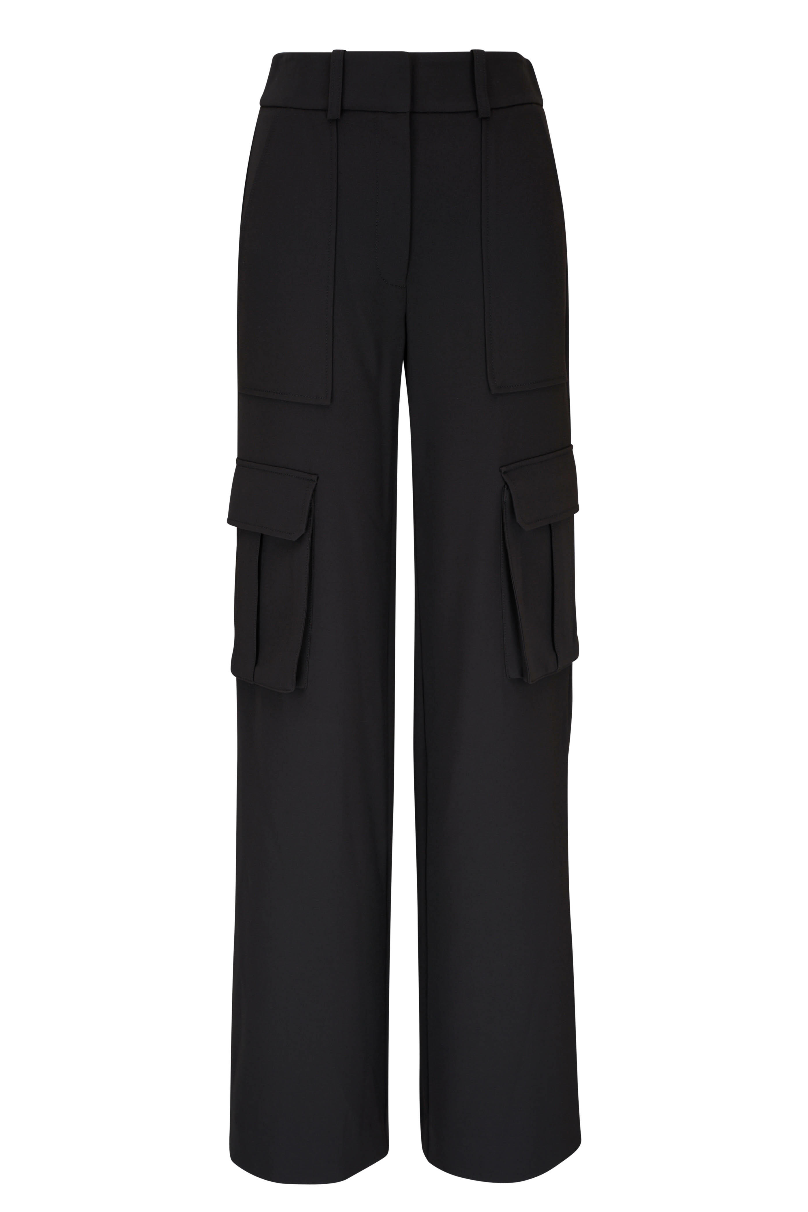 Veronica Beard - Saul Black Crepe Cargo Pant