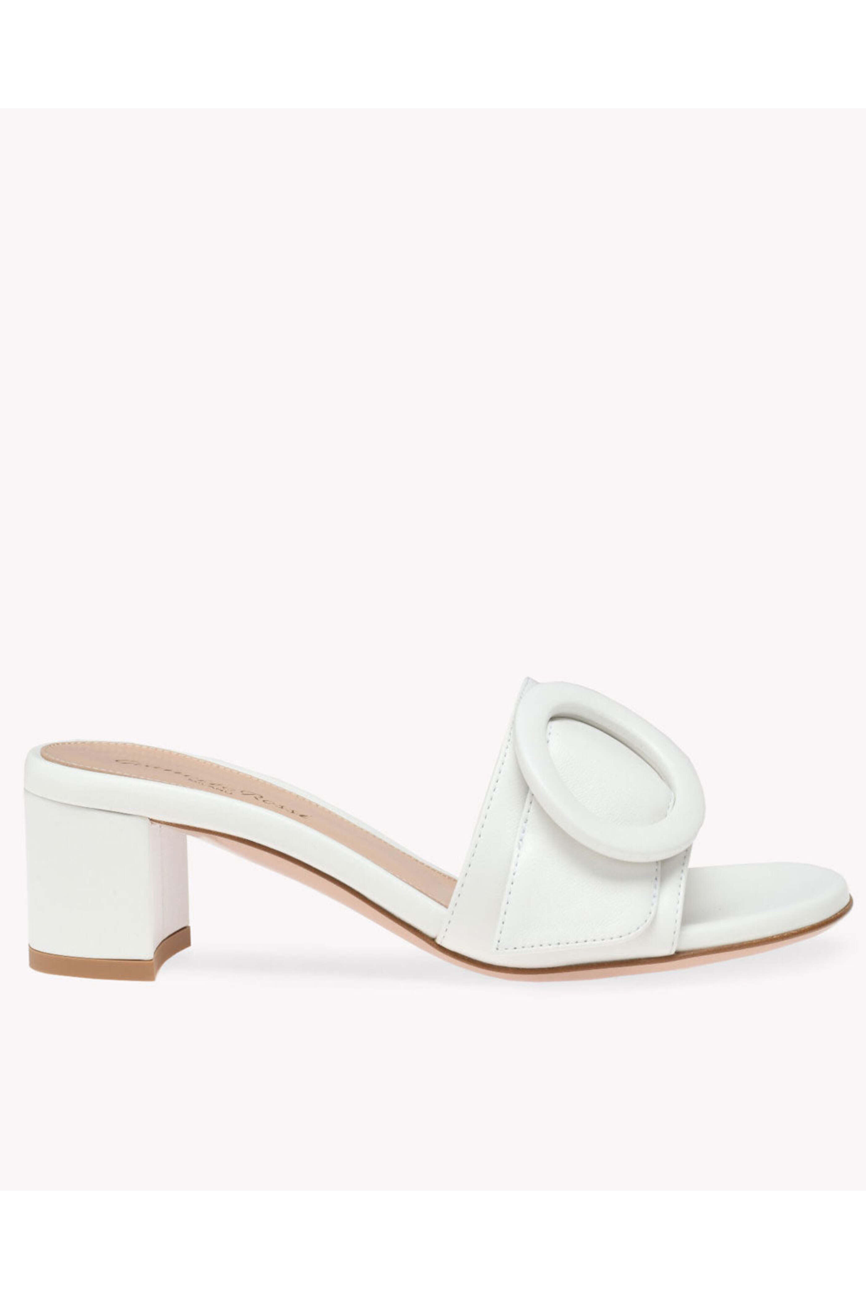 Gianvito Rossi - Venezia Mule in White