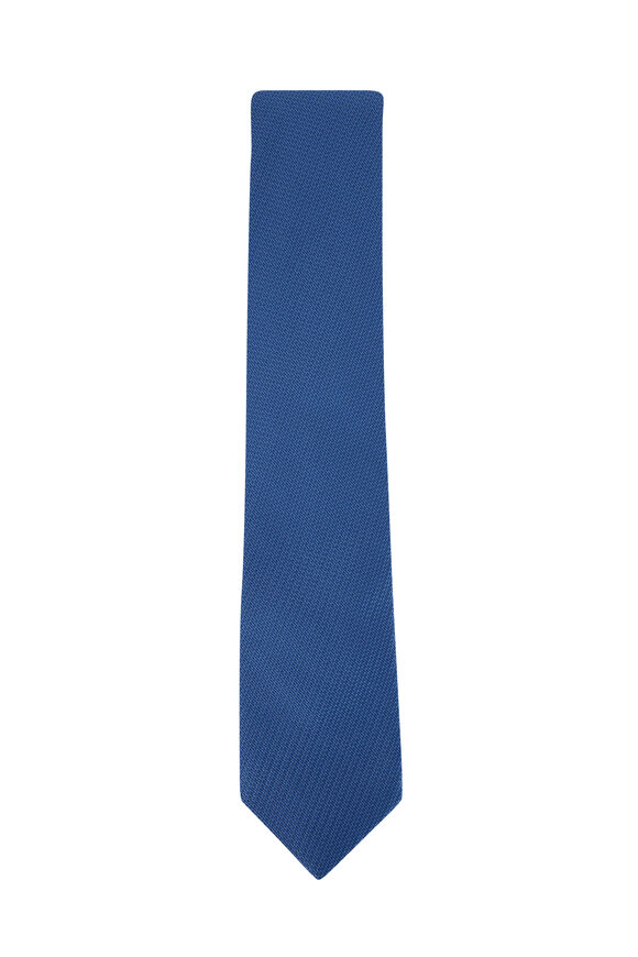 Brioni Light Blue Silk Necktie - view 1