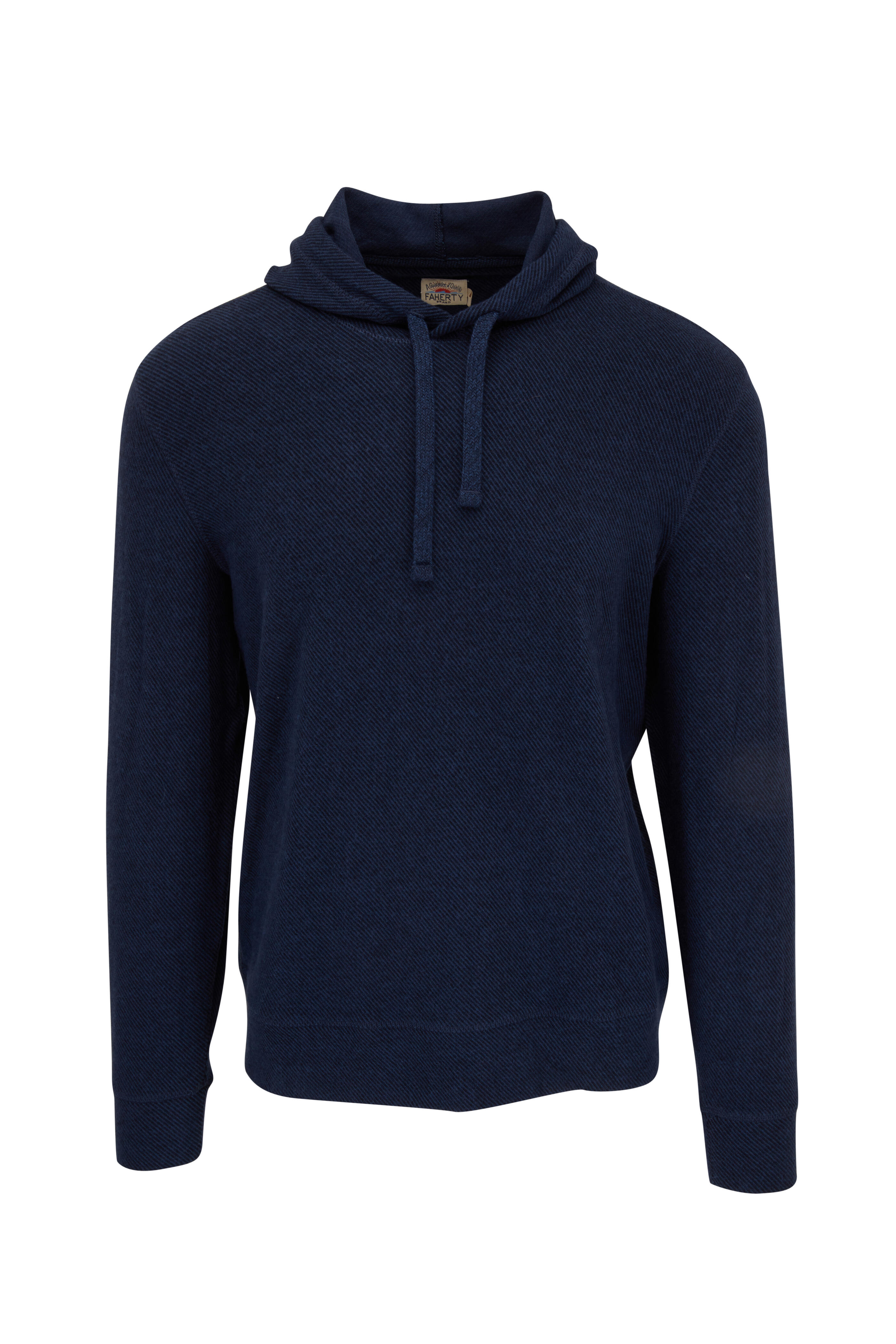 Faherty Brand - Legend Navy Twill Hoodie