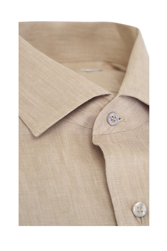 Loro Piana André Grain Linen Sport Shirt - view 2