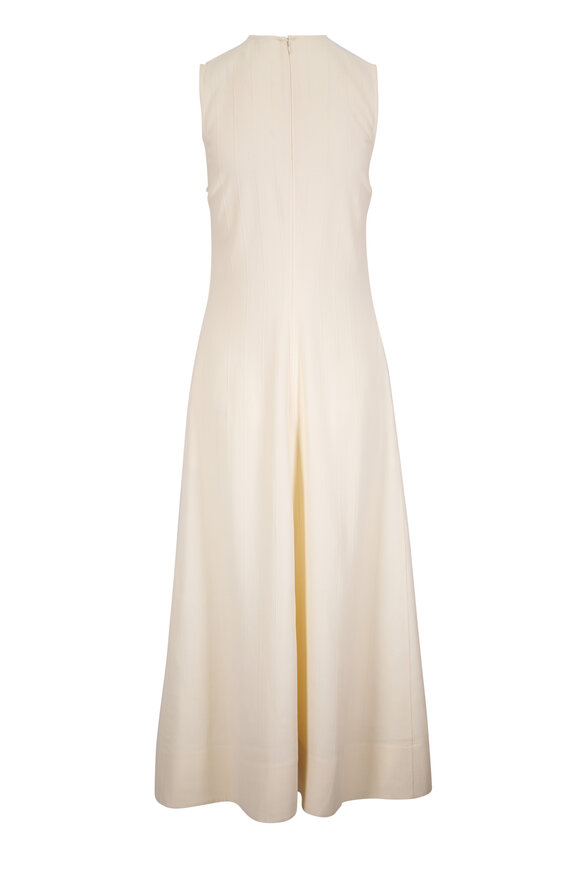 Totême Ecru Woven Stripe Dress - view 4