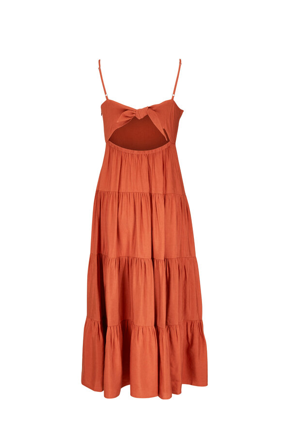 L'Agence - Veda Auburn Tiered Dress