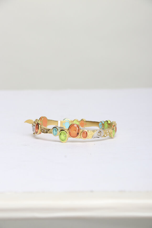 Coomi Serenity Spice Quartz Bangle Bracelet