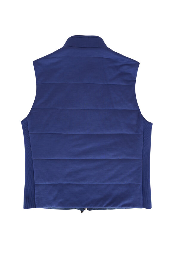 Maurizio Baldassari - Royal Blue Wool Jersey Vest