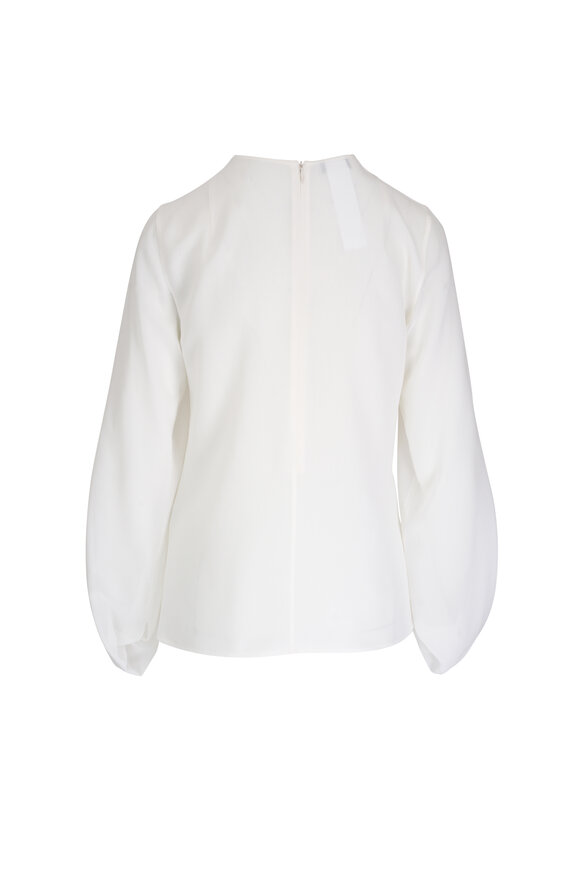 Akris - White Silk Blouse 