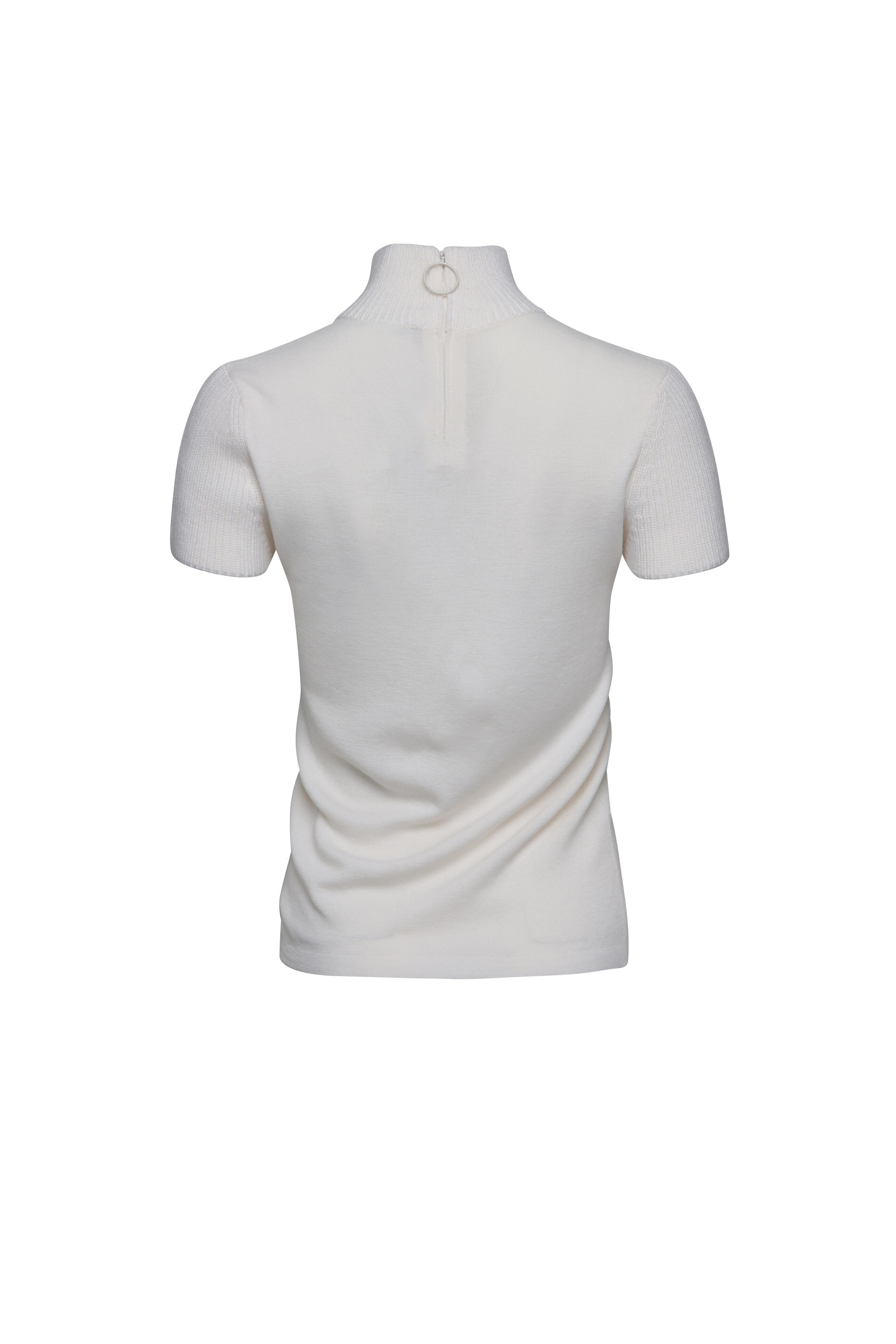 Akris Punto - Cream Mockneck Sweater