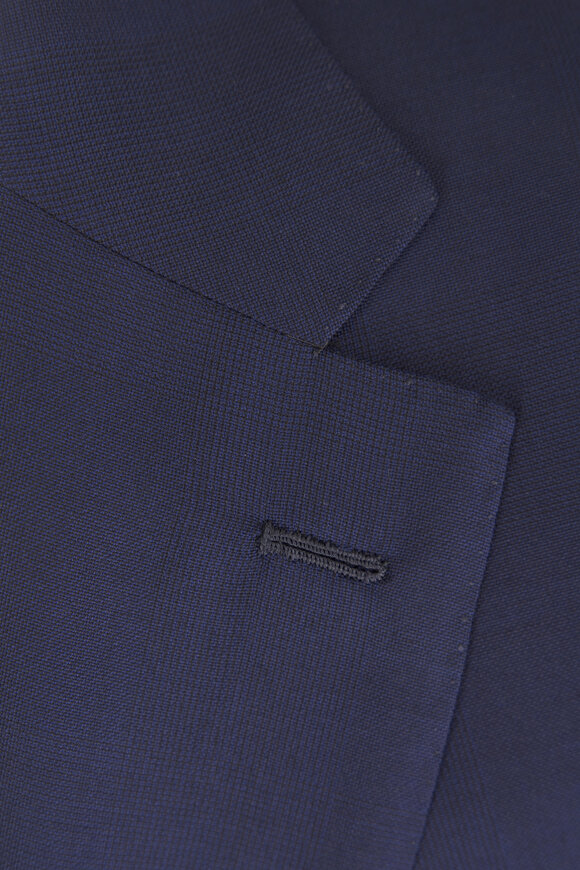 Brioni Brunico Navy Glenplaid Wool Suit - view 3