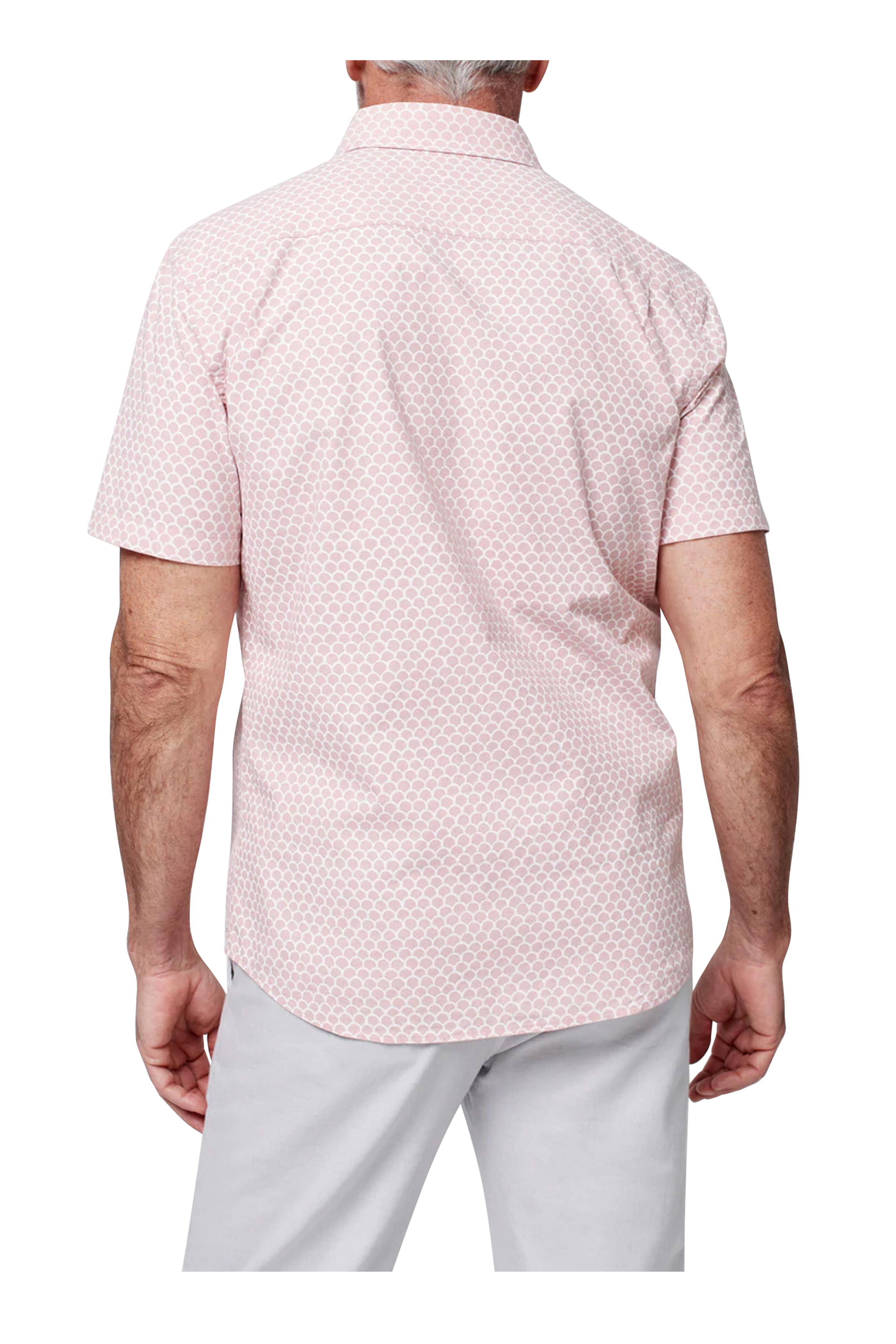 Faherty Brand - Playa Rose Fish Scale Short Sleeve Shirt