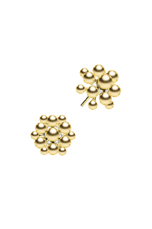 Paul Morelli - 18K Yellow Gold Orbit Stud Earrings