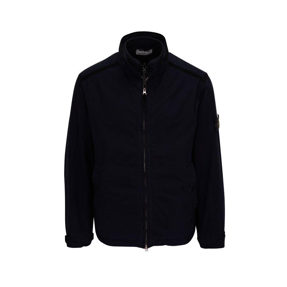 Stone Island - David Light TC Navy 2-in-1 Fleece Layered Jacket
