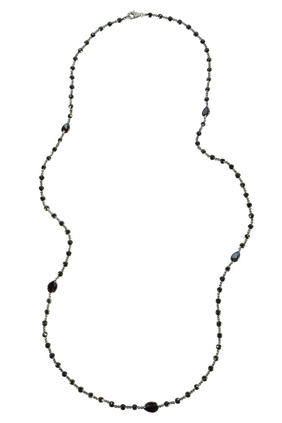 Nam Cho Black & White Diamond Riviera Necklace