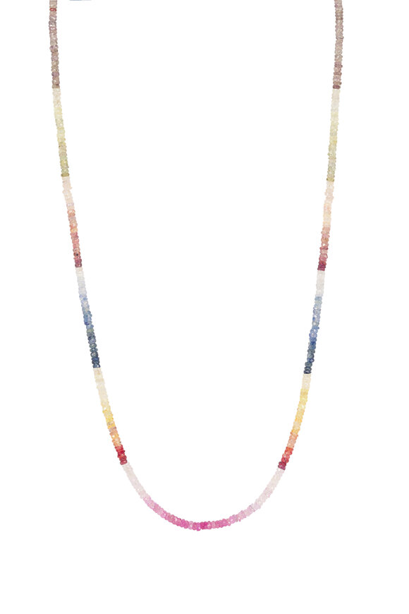 Cristina V. Multicolor Sapphire Necklace