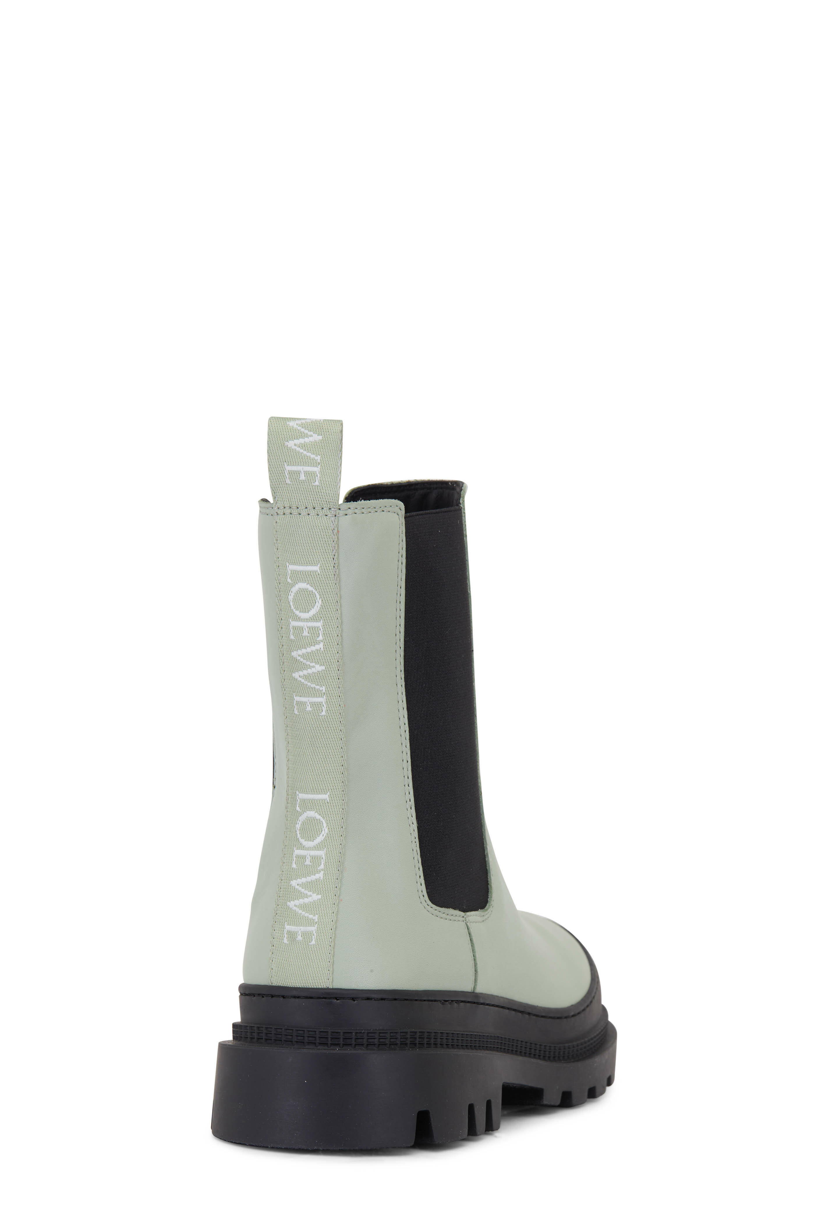 Loewe - Light Green Leather Chelsea Boot | Mitchell Stores