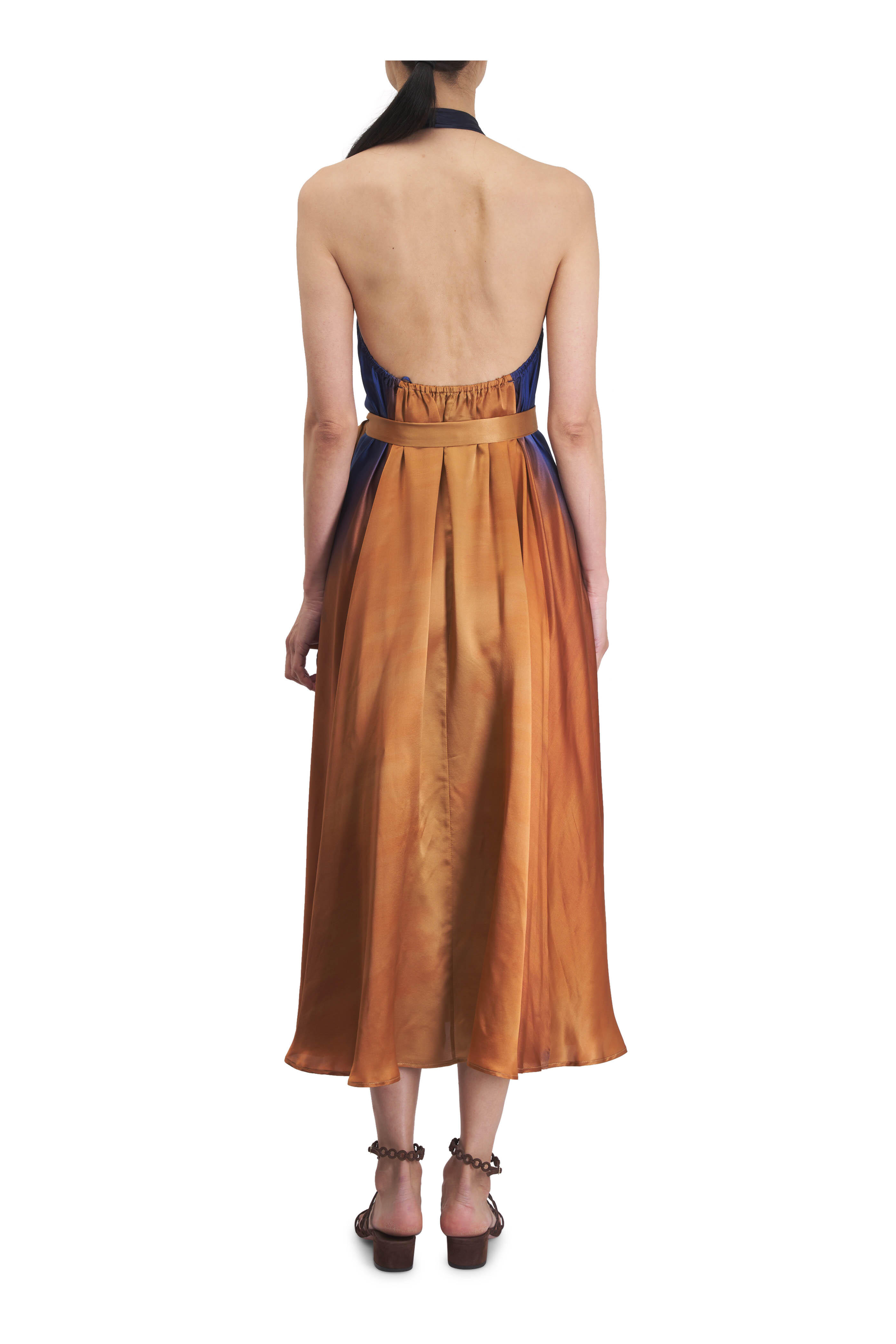 ワンピース KITON SILK DRESS Kiton - Black Silk Belted Maxi Shirt Dress | Mitchell Stores