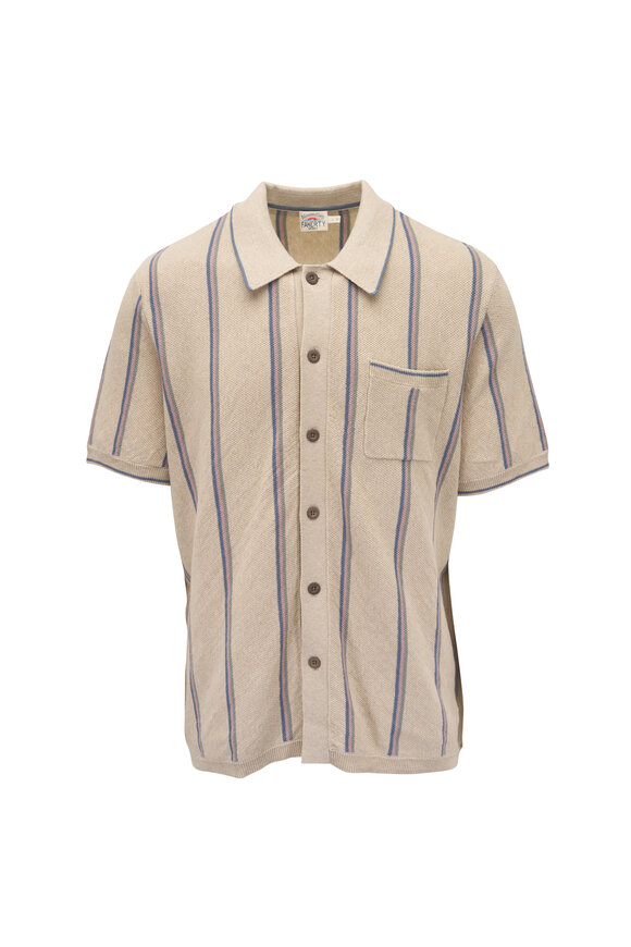 Crossley - Gray Cotton & Cashmere Long Sleeve T-Shirt