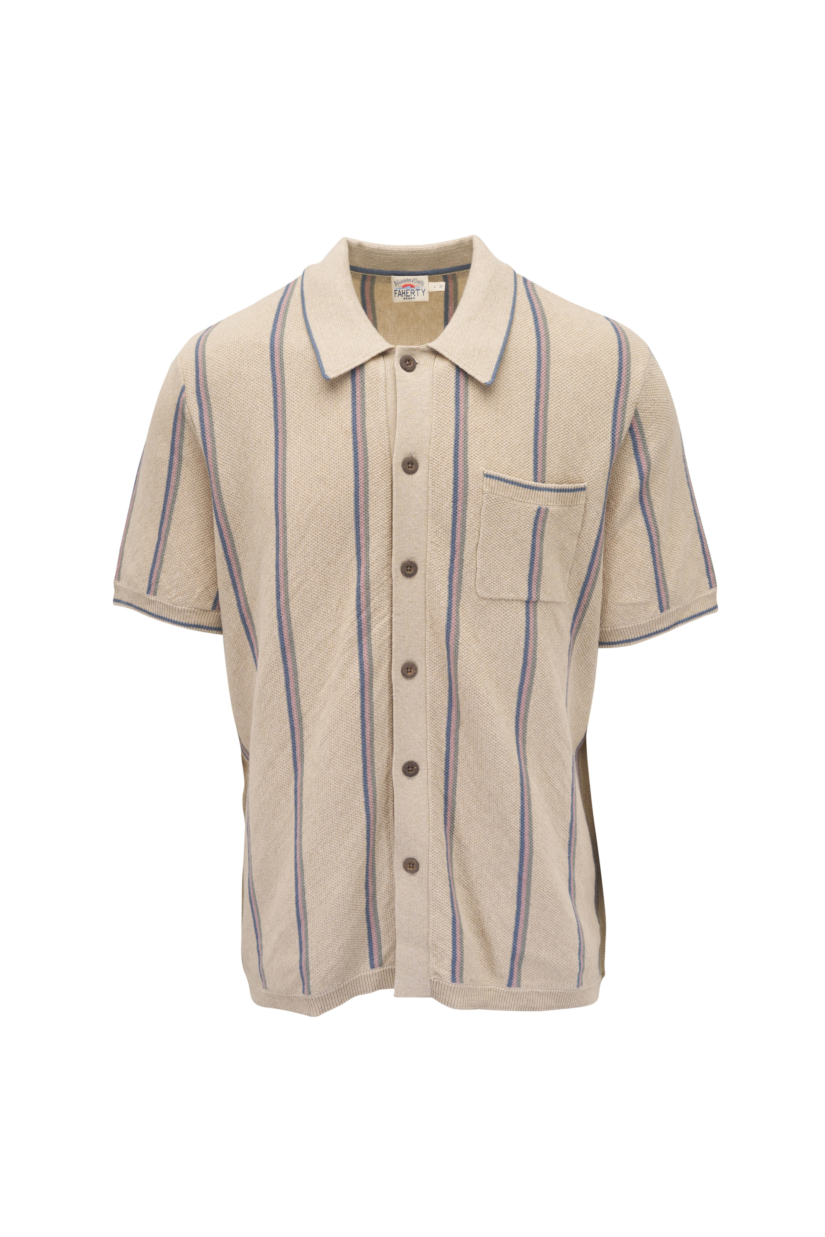Faherty Brand - Summit Creek Stripe Short Sleeve Button Down