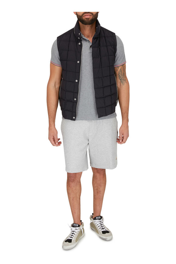 Moncler - Black Hooded Quilted Down Vest