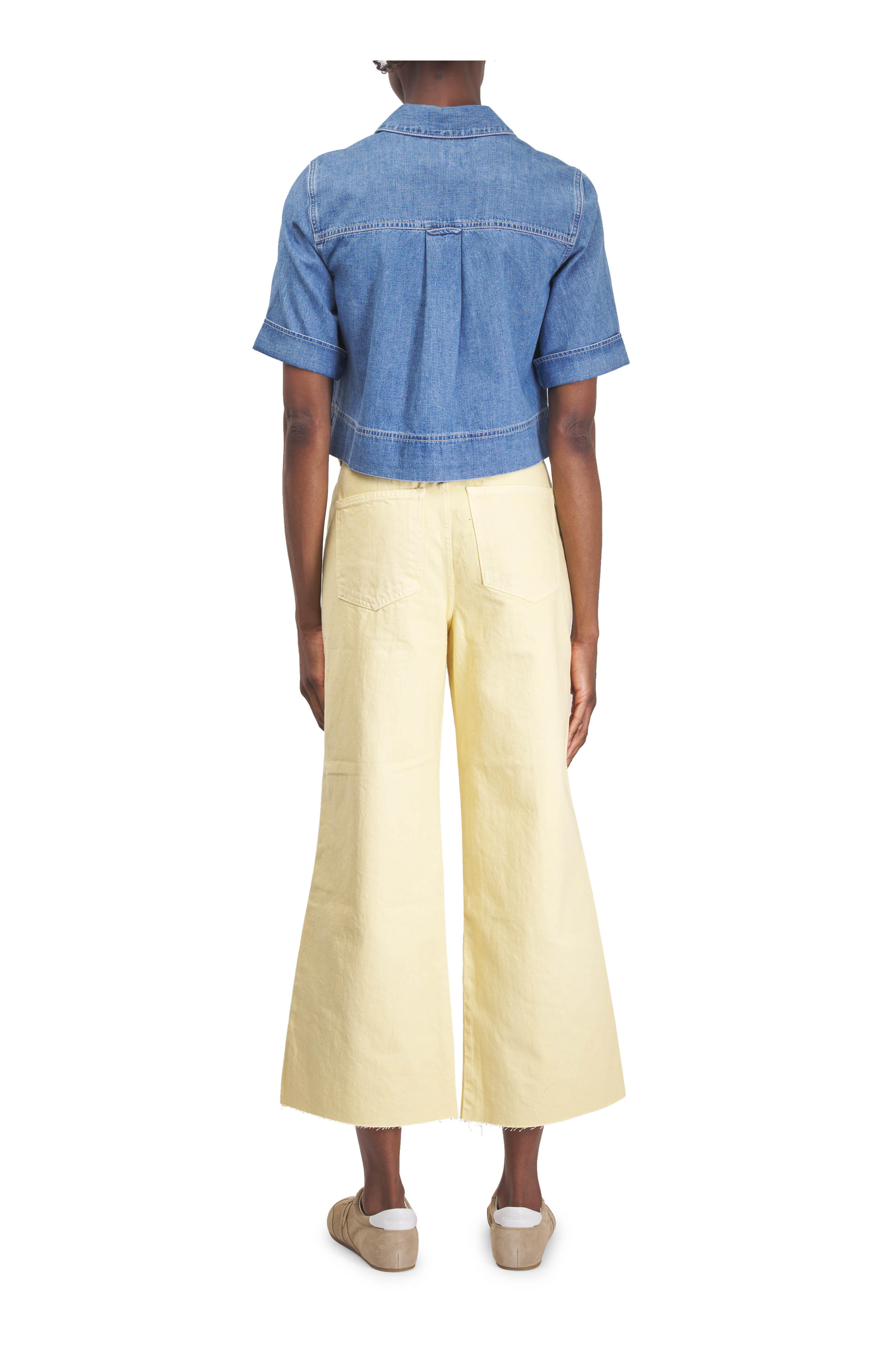 Veronica Beard - Spruce Amethyst Frost Denim Button Up Shirt