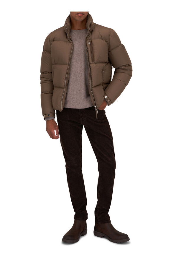 Moncler - Besbre Brown Down Jacket 