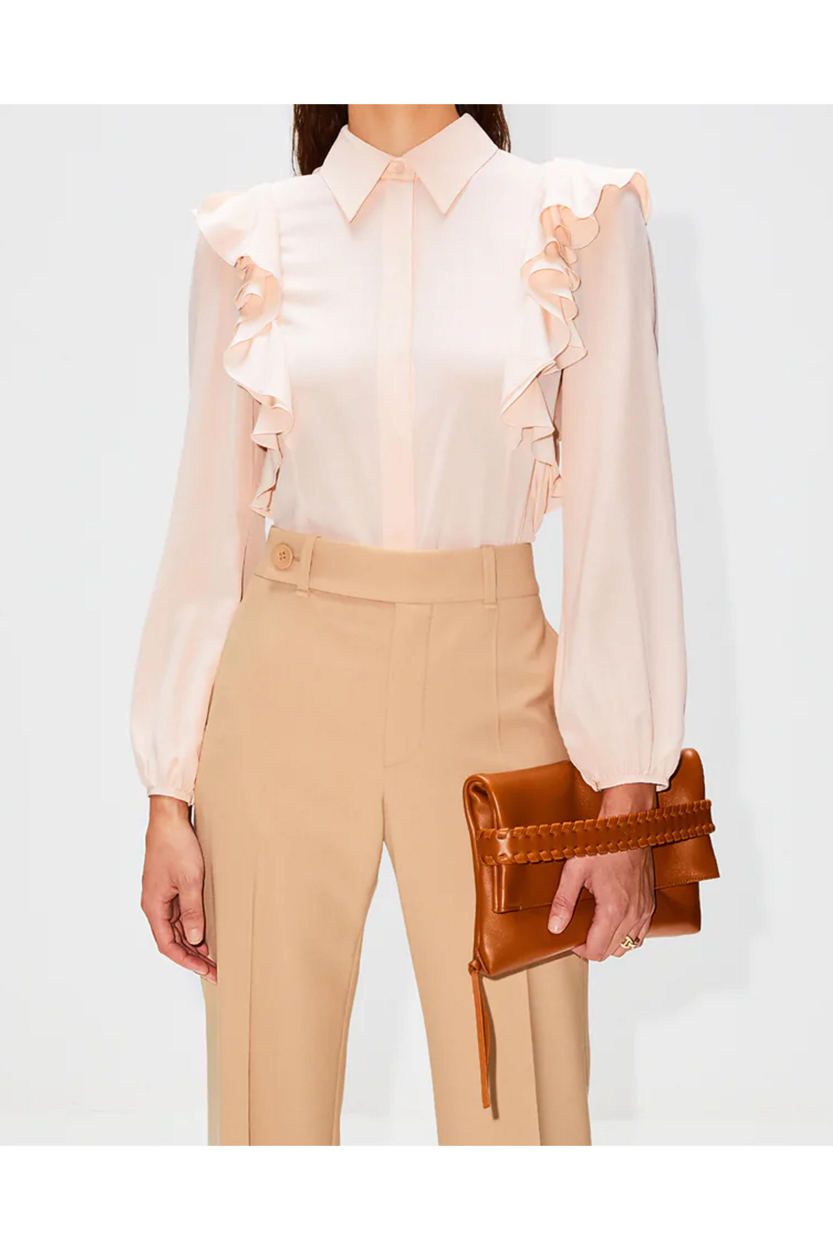 Chloé - Mony Fold Over Clutch in Caramel