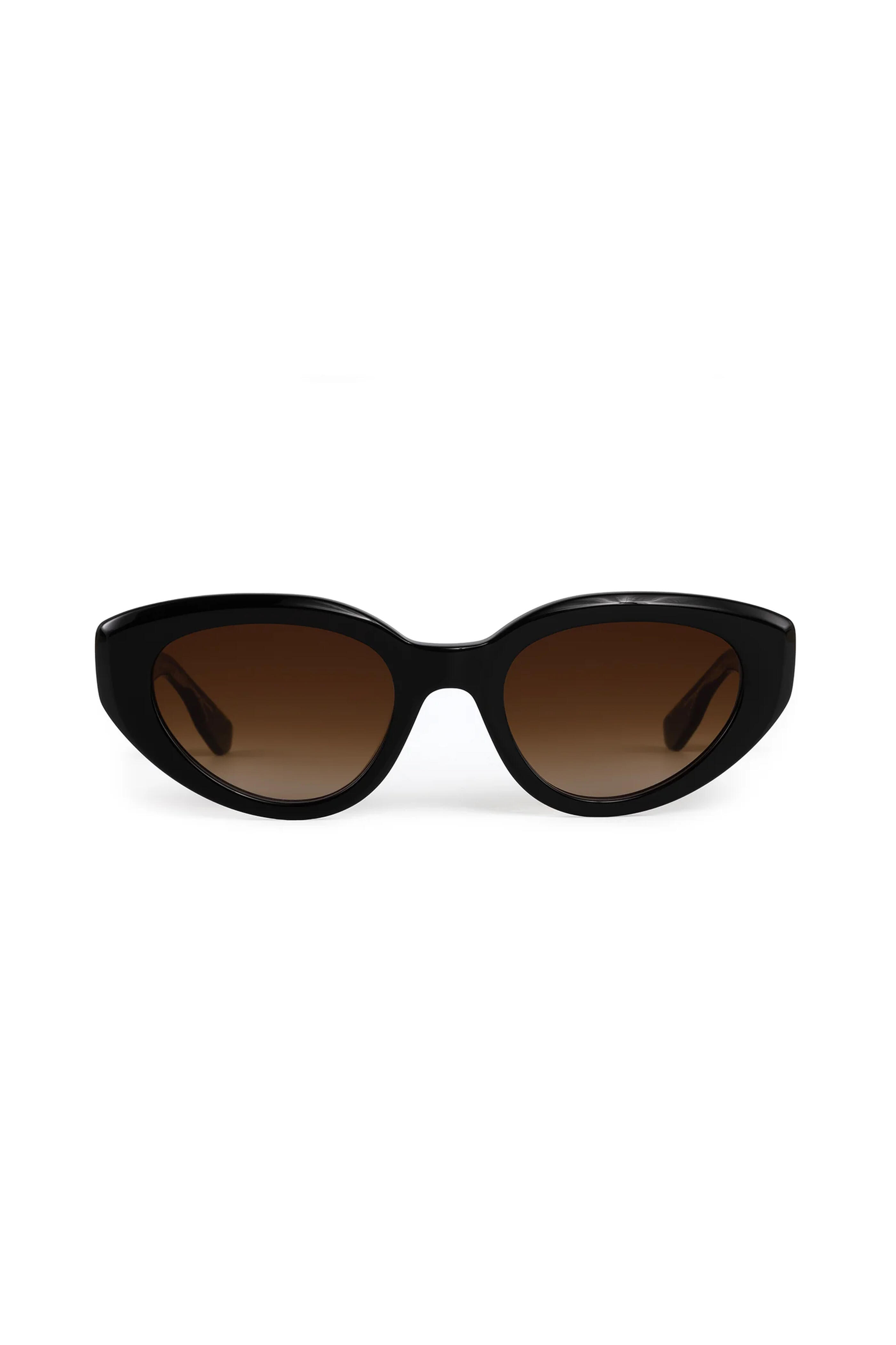 Krewe - Irene Sunglasses in Black & Crystal