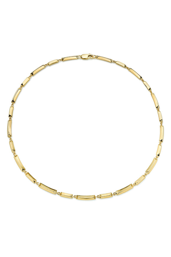 Dru Yellow Gold Nugget Necklace