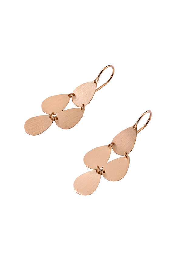 Irene Neuwirth - Rose Gold Classic Four Drop Chandelier Earrings