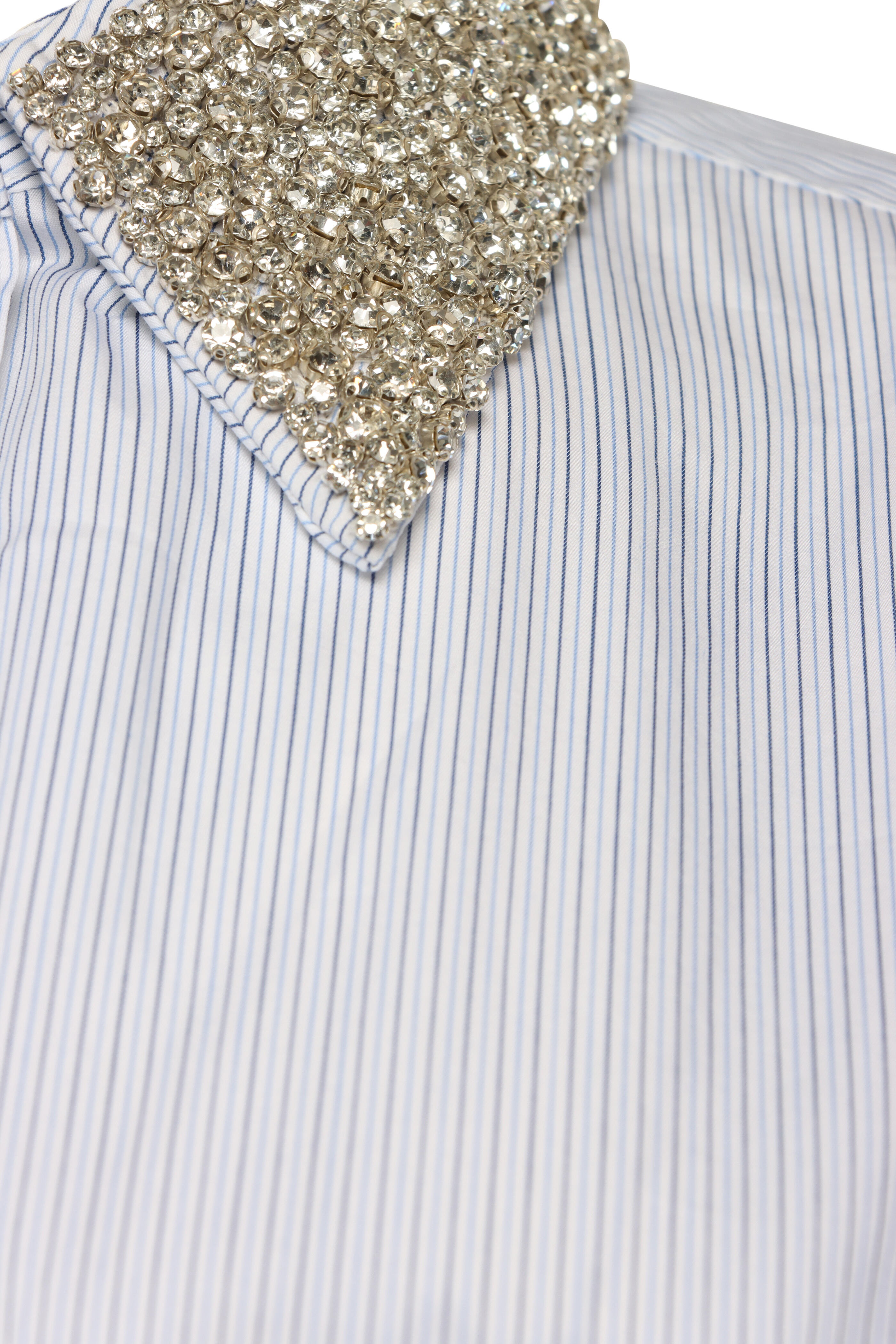 TWP - Next Ex Blue & White Stripe Shirt