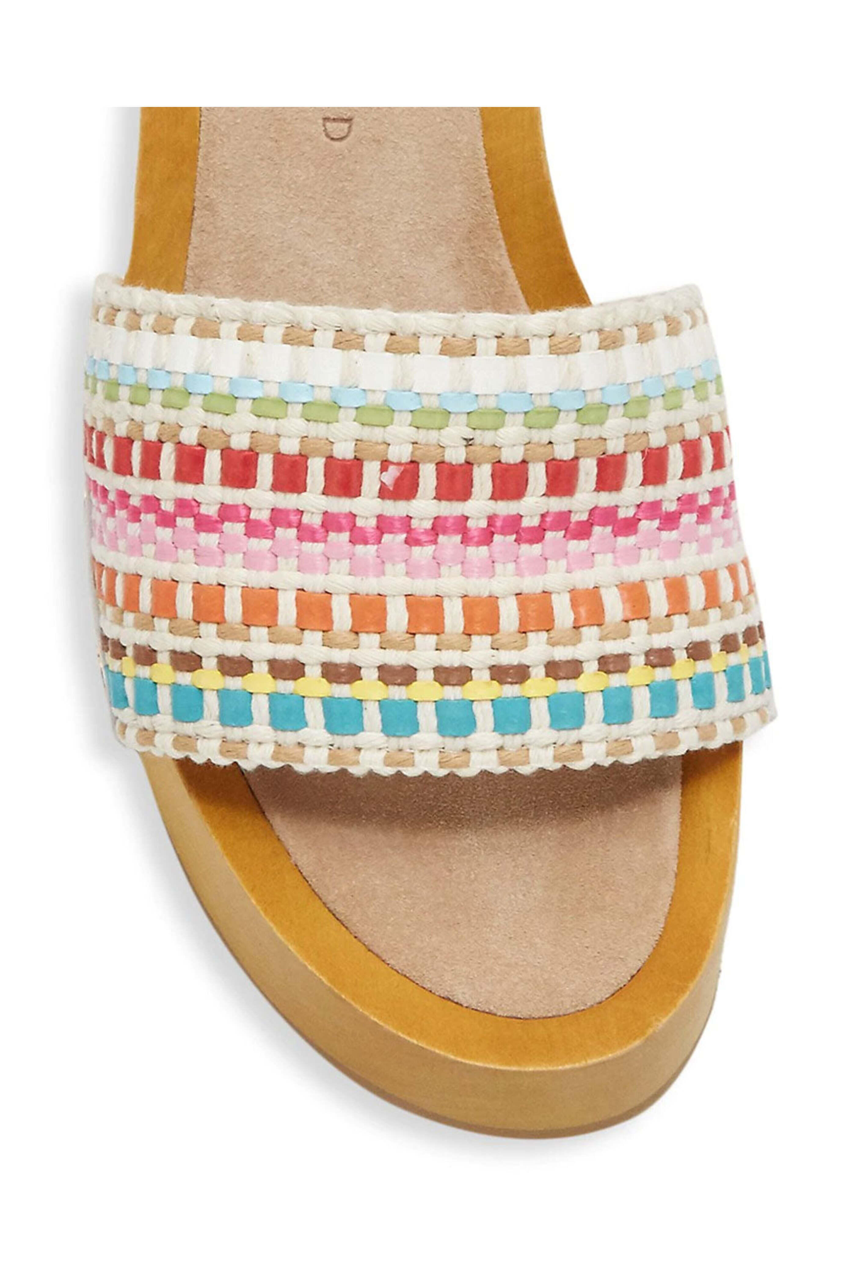 Veronica Beard - Hannalee Woven Clog Mule in Snow Multi