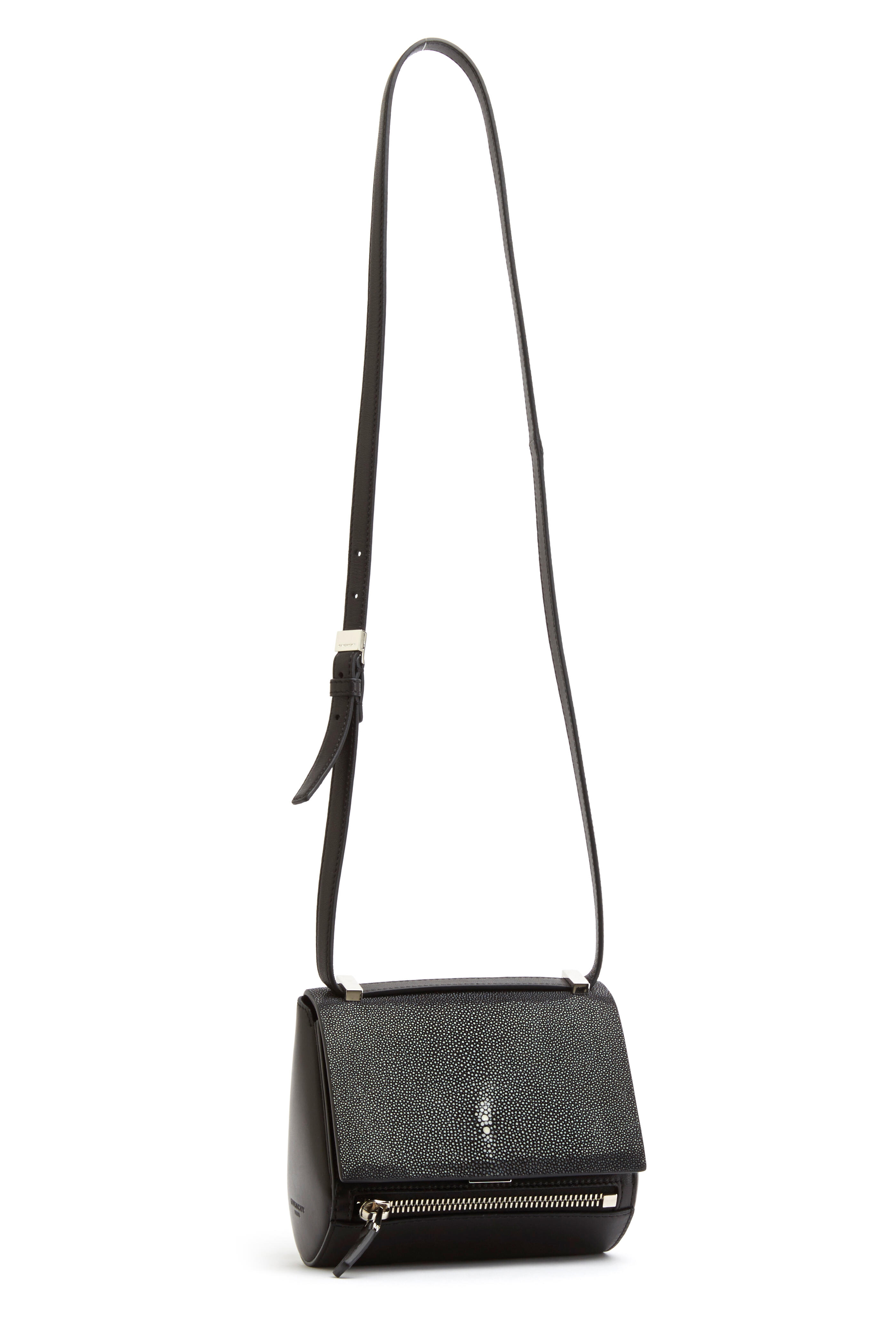 Givenchy - Pandora Black leather Stingray Mini Handbag