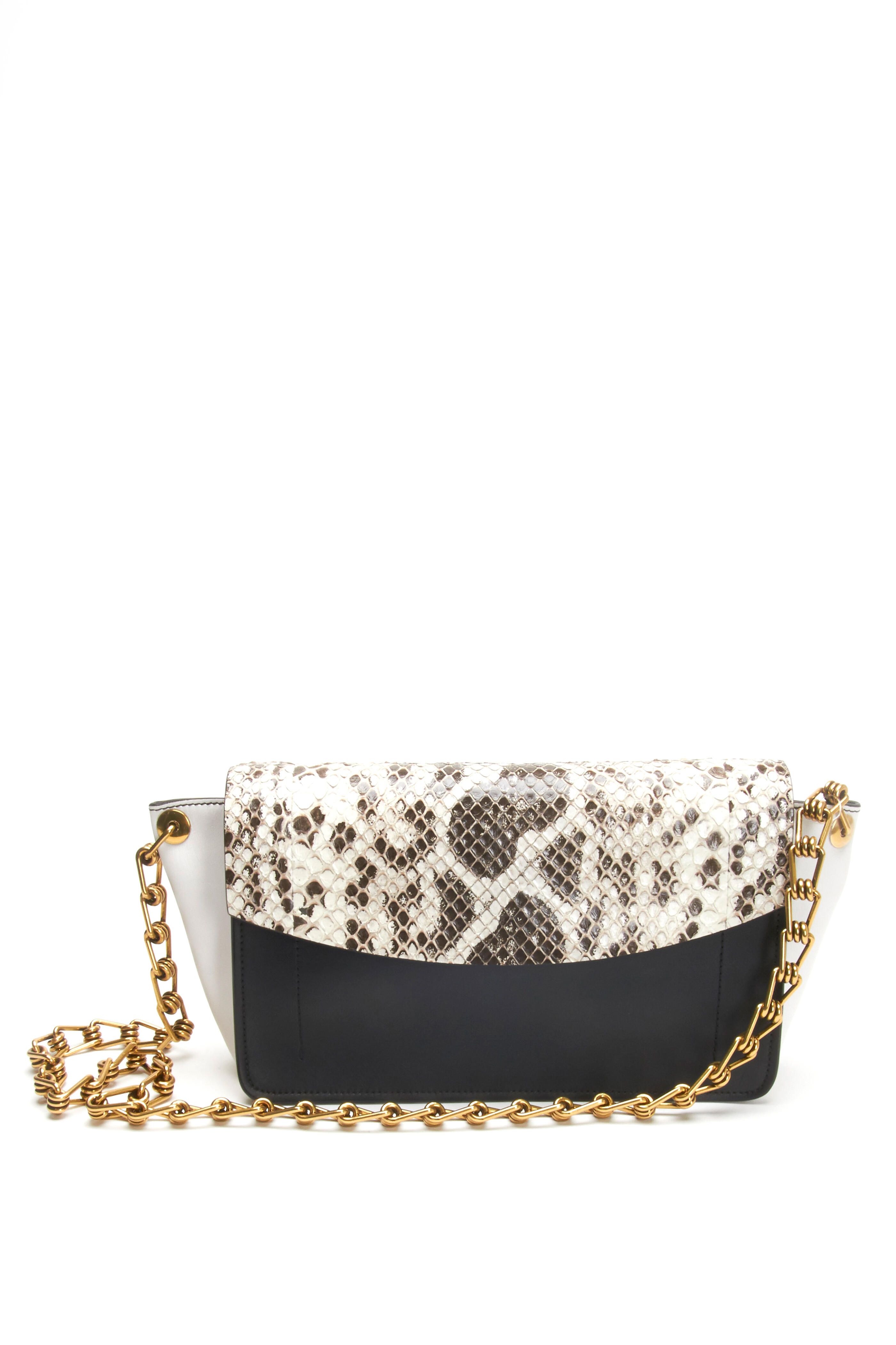 Reed Krakoff - Anarchy Black, White & Anaconda Shoulder Bag