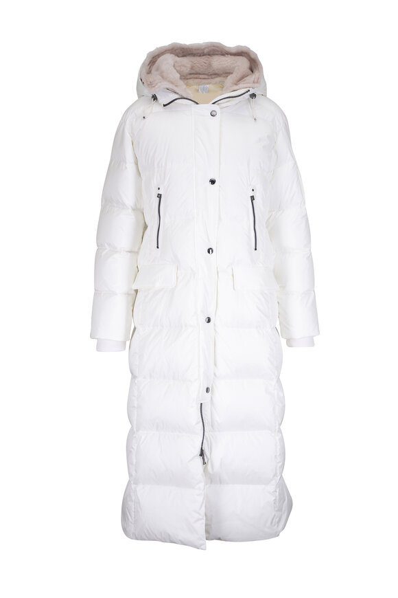 Bogner Jonna-DL Off White Ski Down Puffer Coat