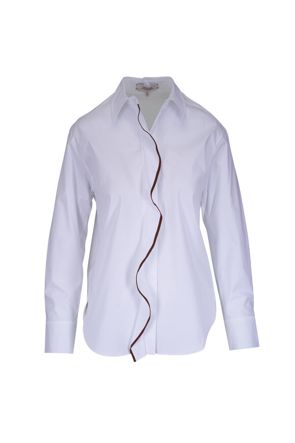 Dorothee Schumacher Pure Power White Cotton Blouse
