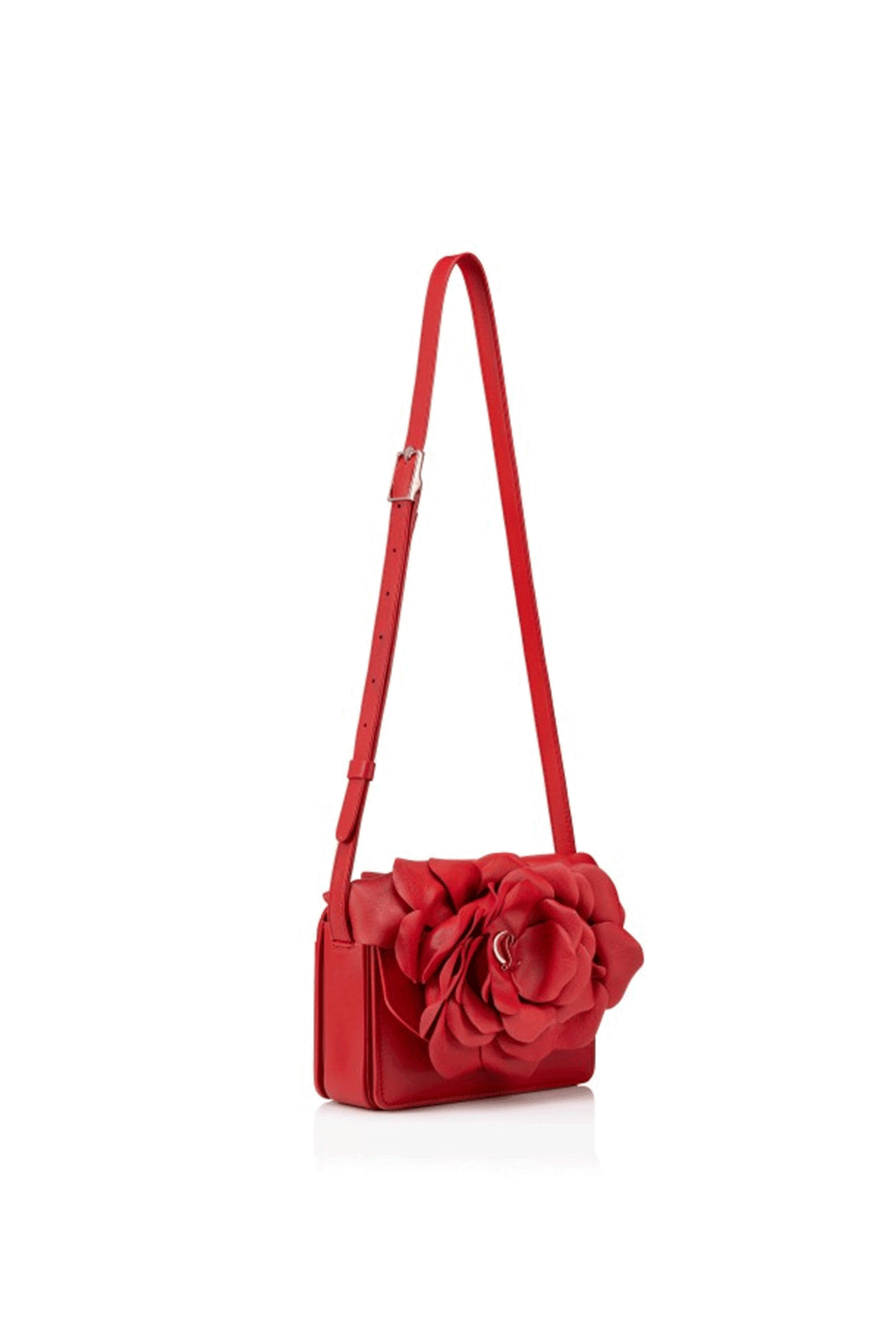 Christian Louboutin - Loubi54 3D Rose Crossbody in Red