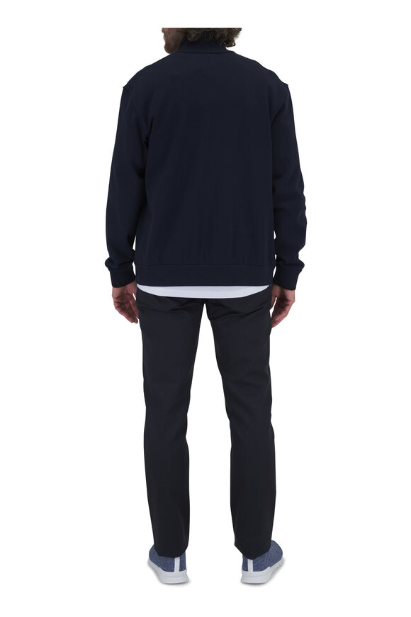 Brioni - Navy Cotton Full Zip Jacket 