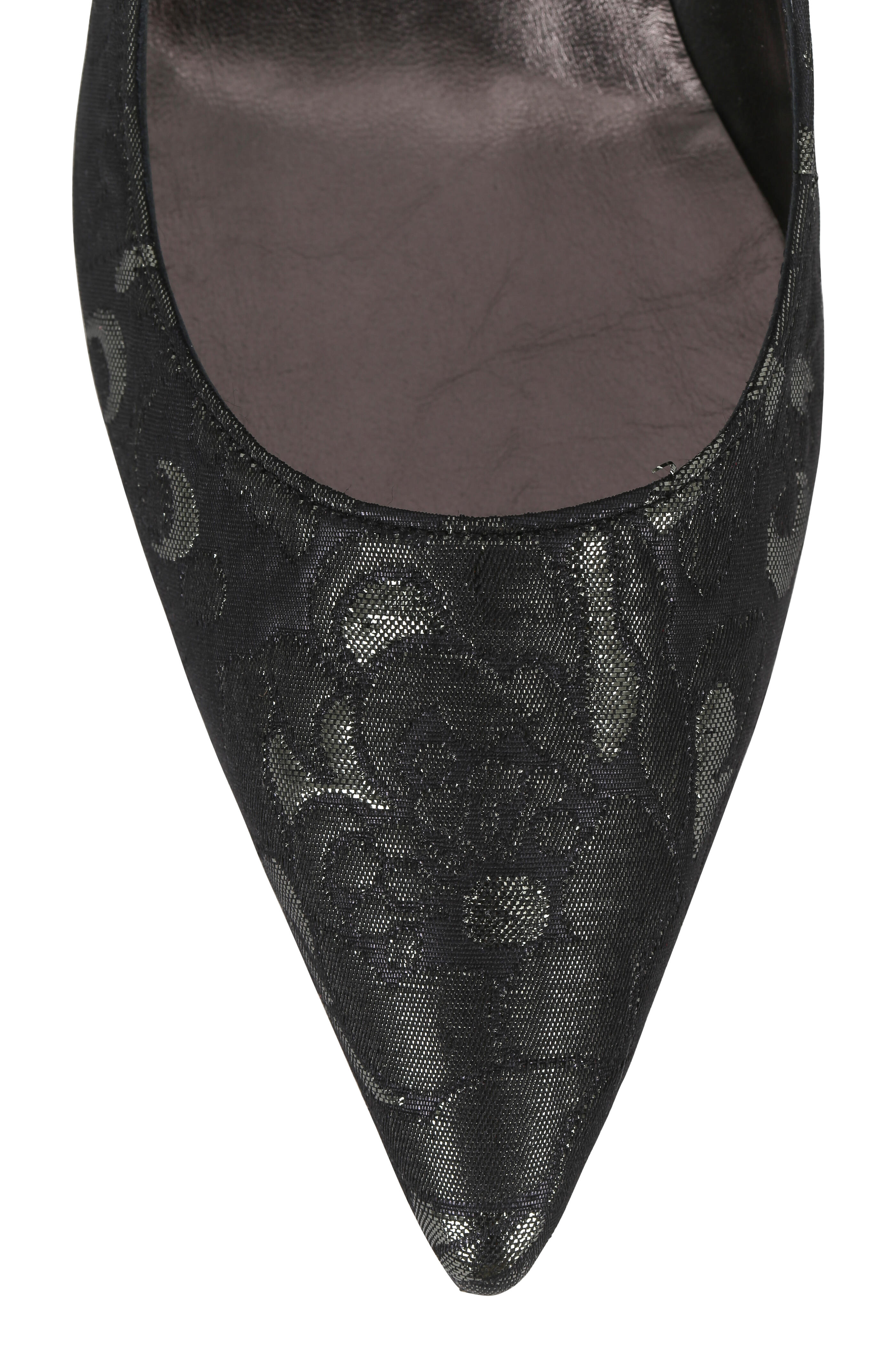 Manolo Blahnik - Navy Blue & Anthracite Brocade Pump, 50mm