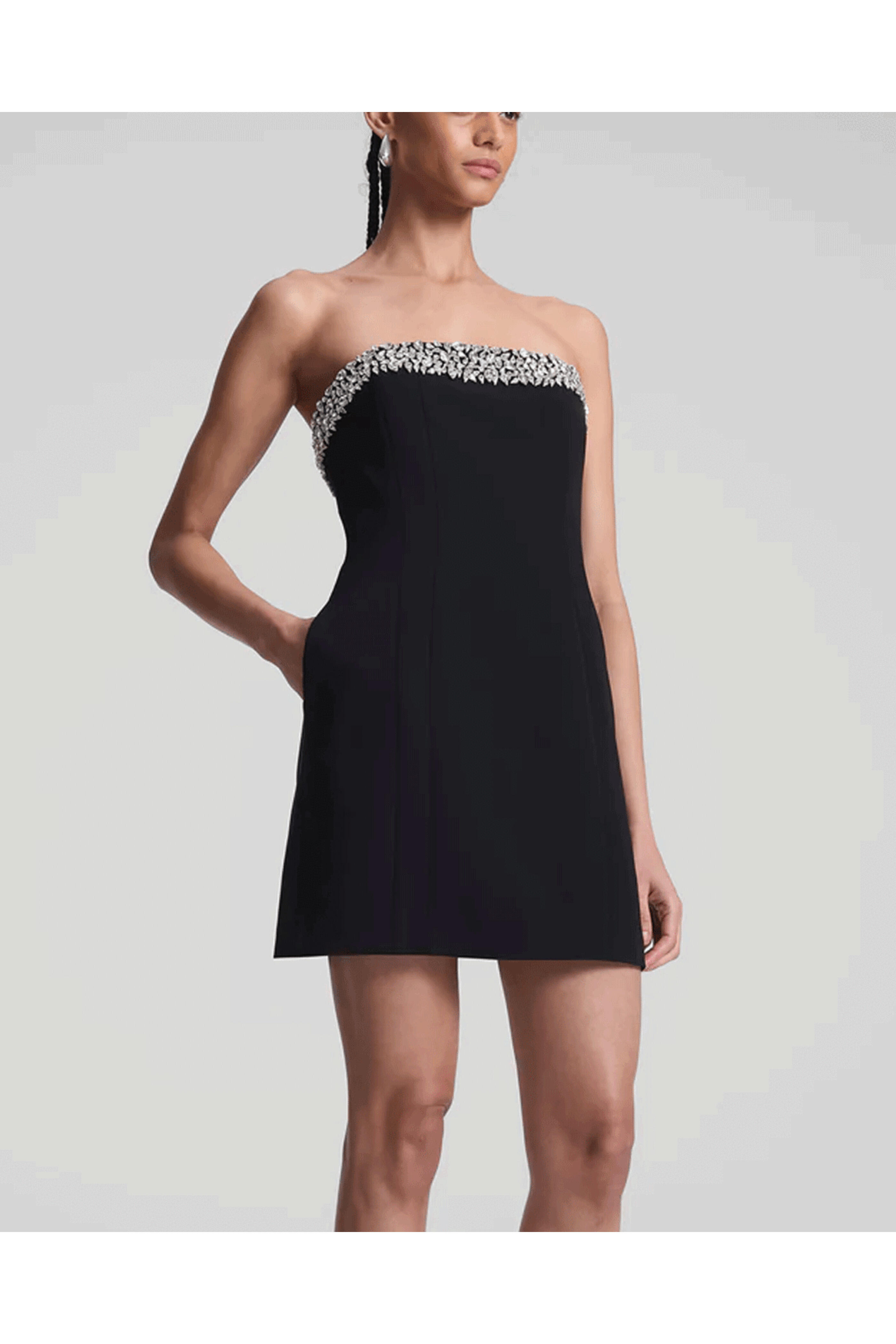 A.L.C. - Black Crystal Elsie Dress