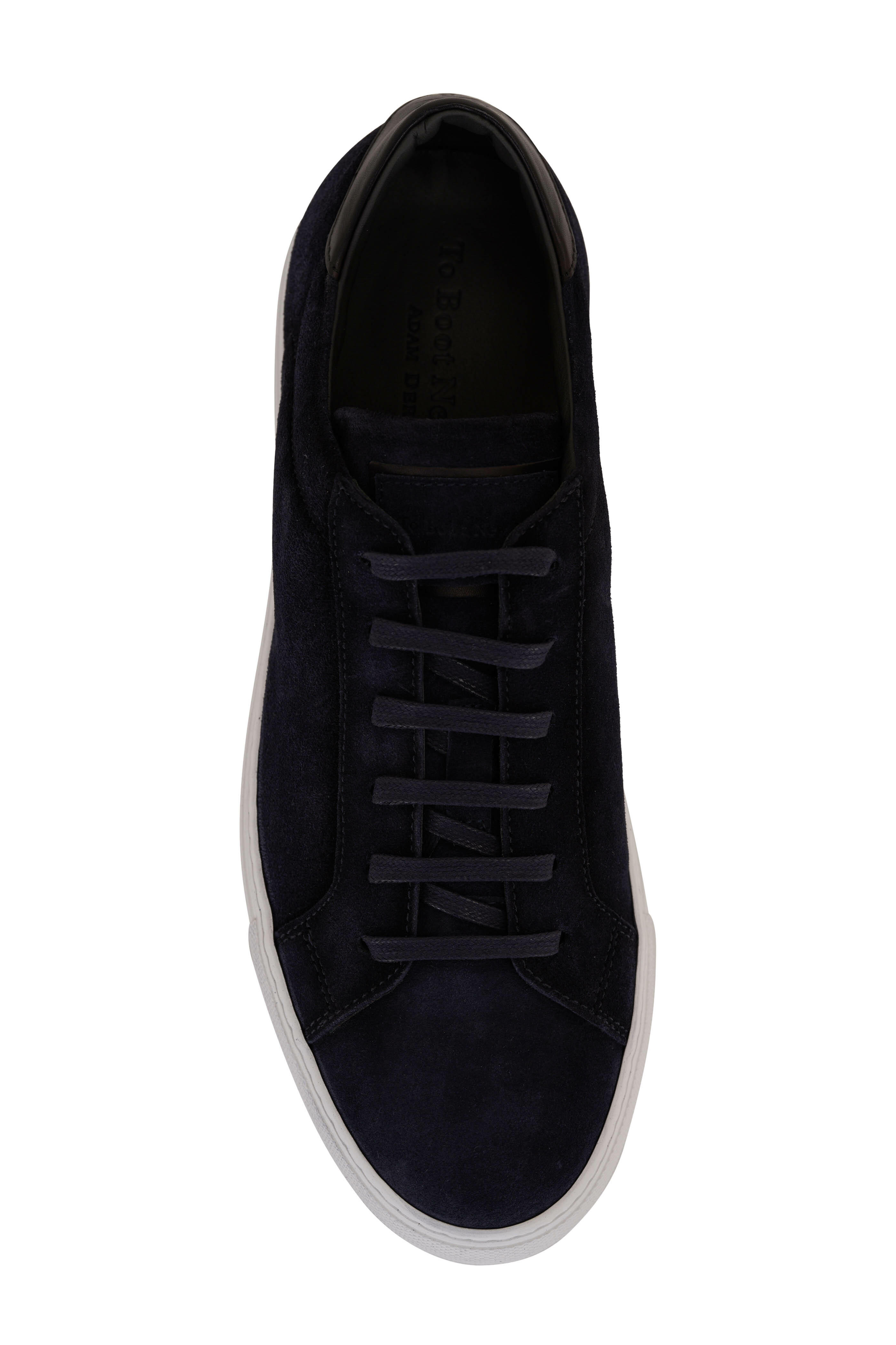 To Boot New York - Derrick Navy Suede Sneaker | Mitchell Stores