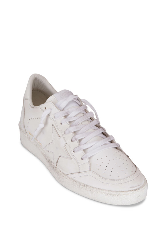 Golden Goose - Ball Start Optic White Leather Sneaker