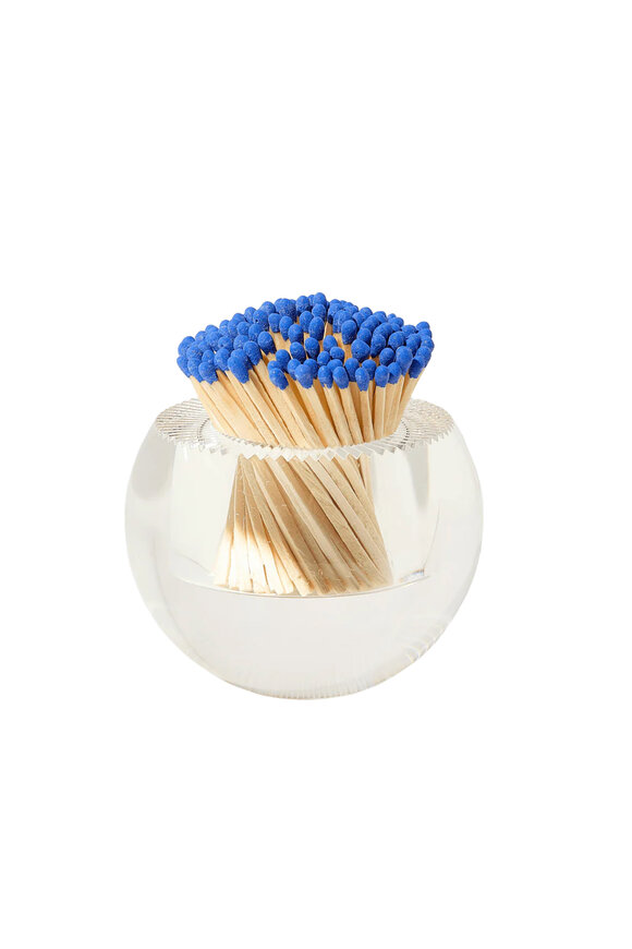 Tart By Taylor Acrylic Match Striker with Royal Blue Matches