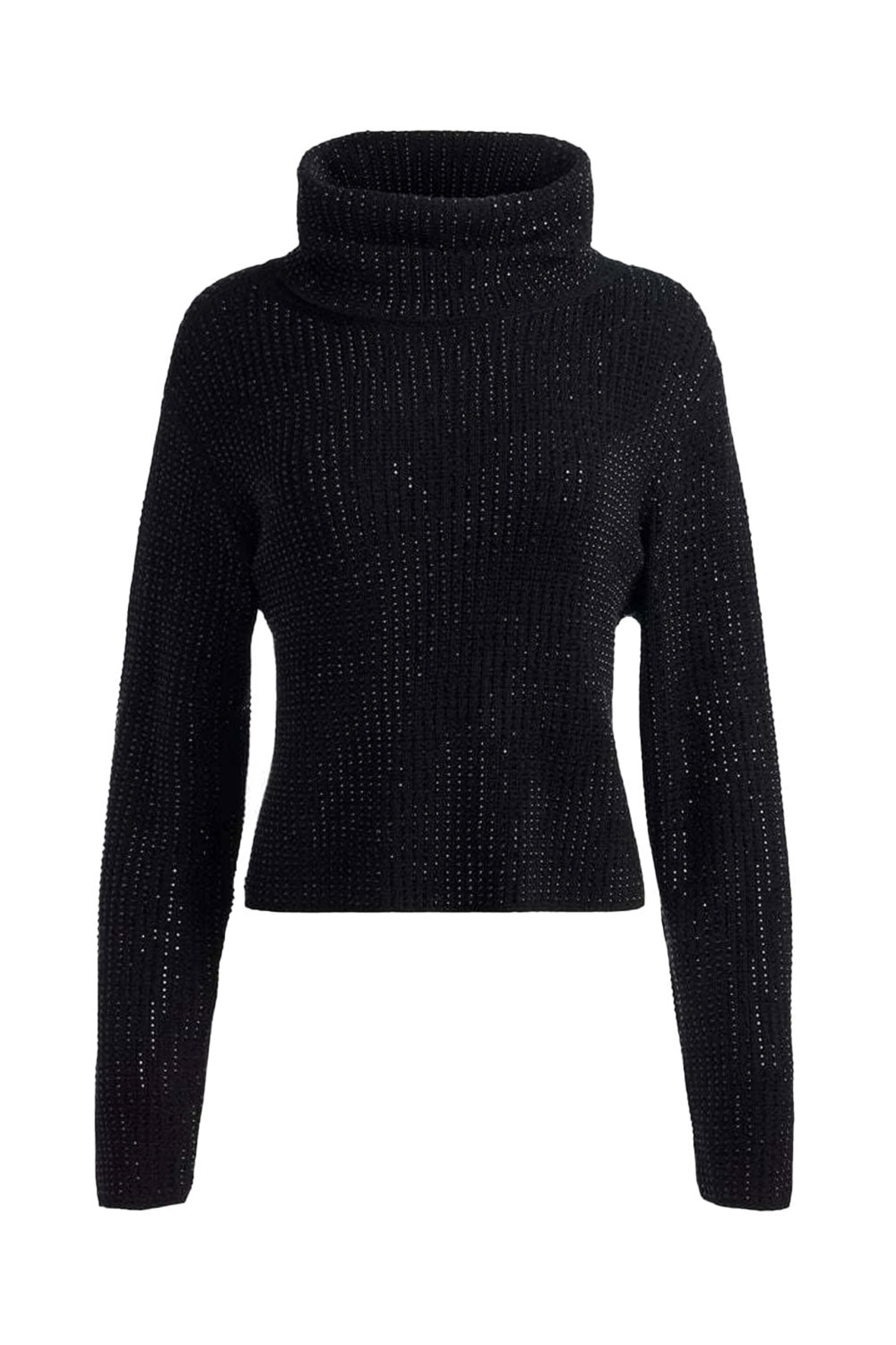 Alice & Olivia - Black Corin Pullover with Heatset Stones