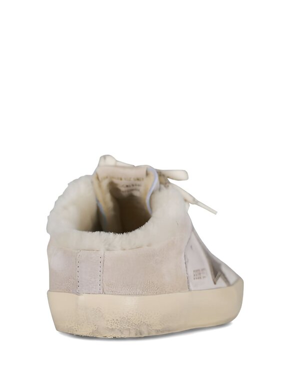 Golden Goose Super Star Seed Pearl & Platinum Suede Sneaker - view 6