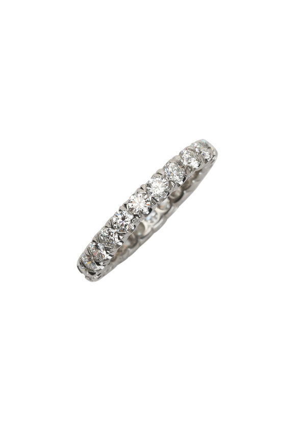 Oscar Heyman - Platinum Diamond Fishtail Guard Ring