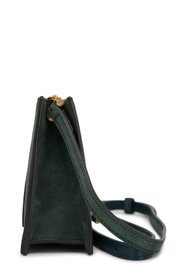 Métier - Ease Emerald Suede Clutch