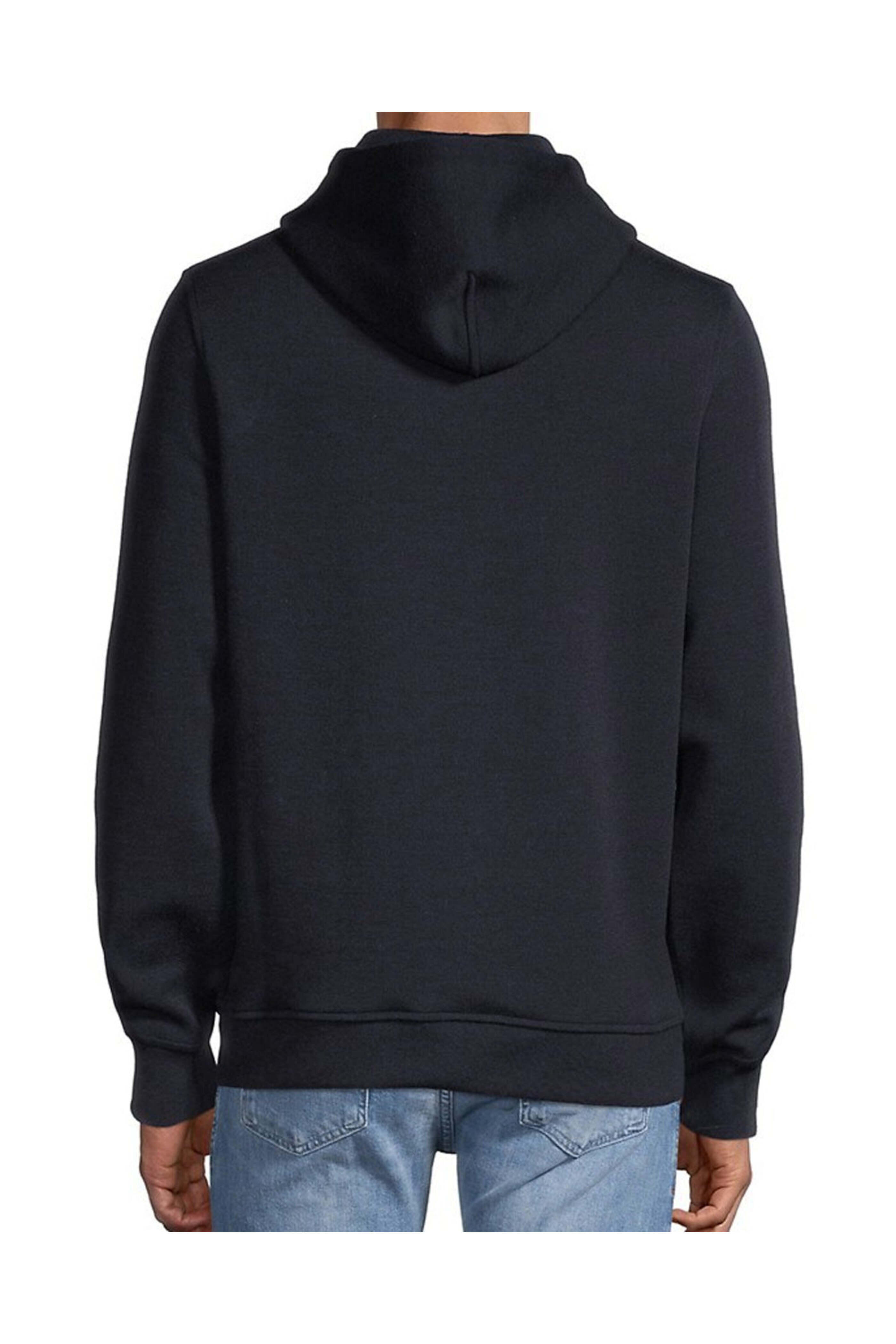 Isaia - Navy Wool Blend Hoodie